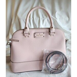 Kate Spade Wellesley Rachelle Satchel Bag Ballet Slipper Pink Leather Handbag